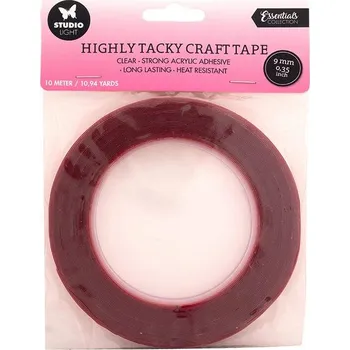 Silně lepicí oboustranná páska Studio Light, návin 10 m - šířka 9 mm