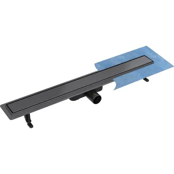 Odvodňovací žlab Besco Virgo Duo Grafit Odtokový žlab, 70 cm, grafit, ZLOL70VGR