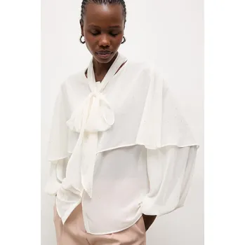 Dámská halenka Halenka Answear.LAB BL1276 béžová 01X, vel. XL