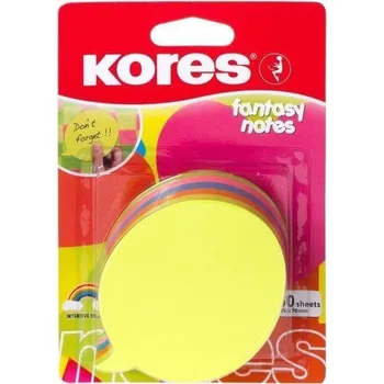 Dětské zboží Kores Neonové bločky 70x70mm DIALOGUE tvar bubliny, mix 5 barev