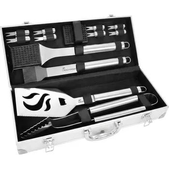 Grilovací nářadí Landmann Grilovací sada nářadí 13 ks v hliníkovém kufříku, 13399