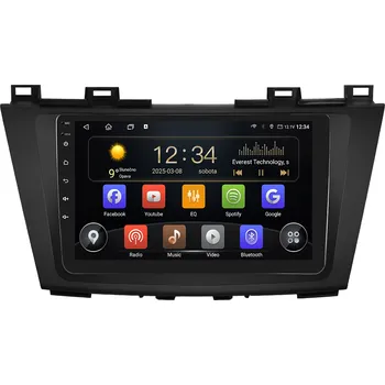 Autorádio Isudar 2DIN autorádio T75-IEV101 Android, Mazda 5 - II. generace