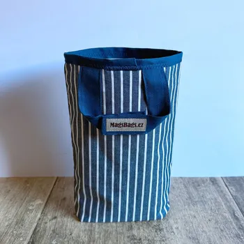 Odpadkový koš Odpadkový koš do auta - pruhovaný Magsbags.cz