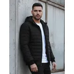 Dstreet Atraktivní prošívaná pánská bunda v černé barvě