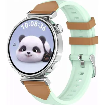 Ostatní příslušenství k chytrým hodinkám eses Silikonový sportovní řemínek pro Huawei Watch GT 5 41mm a GT 6 41mm - Mátovo hnědý, 18 mm