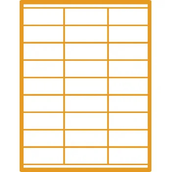 Speciální papír 35 00238 - Print Etiketa A4, 70 mm x 31,5 mm, 27 etiket na archu - Balení 100 ks