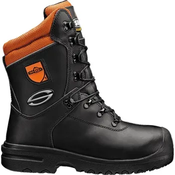 Pracovní obuv PRAPOR SAVER S3 / Poloholeňová obuv S3 s protipořezovou vložkou - černá 42