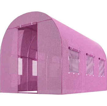 Plonos 4978-B Zahradní fóliový tunel 2 x 3 m, 140 g/m², růžový
