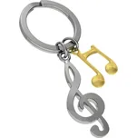MTM Klíčenka - Houslový klíč se zlatou notou