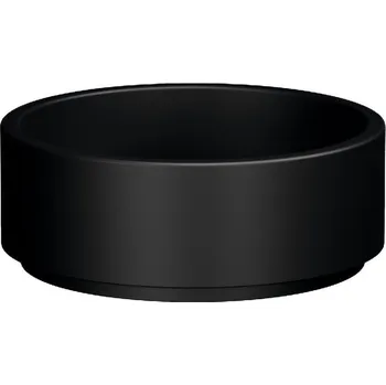 Umyvadlo Kerasan Oke Keramické umyvadlo na desku, Ø 40cm, černá mat, 554131