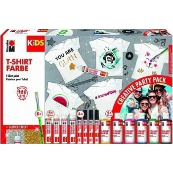 Marabu barva na textil pro děti/Party sada