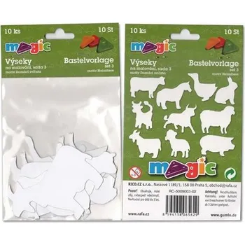 MAGIC papírové výseky na malování DOMÁCÍ ZVÍŘÁTKA