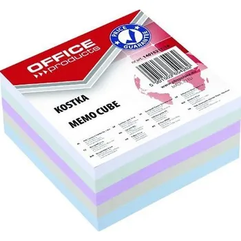 Výtvarný papír Poznámkový papír náhradní 85 × 85 mm nelepený -mix pastelových barev