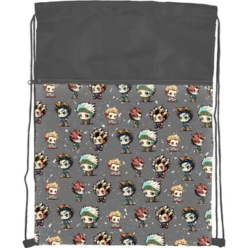 Školní sáček Sáček na přezůvky Anime mascots 30x39cm