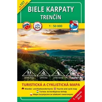 Populárně naučná literatura pro dospělé Biele Karpaty Trenčín 1 : 50 000