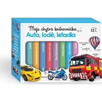 Moje chytrá knihovnička - Auta, lodě, letadla (8 leporel)