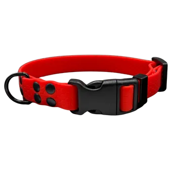 Obojek pro psa Obojek KLIK z HEXA materiálu - šíře 20mm Barva: Červená, Velikost: XS