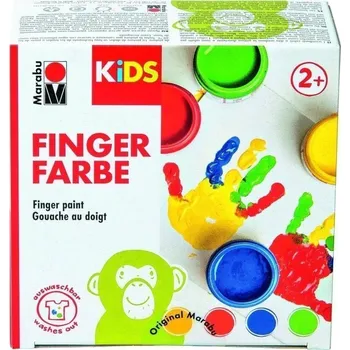Marabu prstové barvy 4 x 100 ml