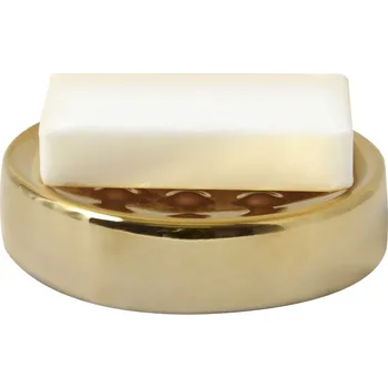 Mýdlenka SPIRELLA Spirella mýdlenka TUBE, zlatá, keramika, 10.22509