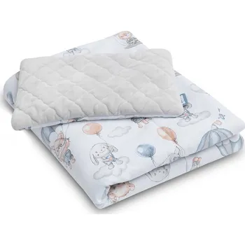 Příslušenství pro dětskou postel a kolébku Sensillo Sada do postýlky plyš karo let balónem