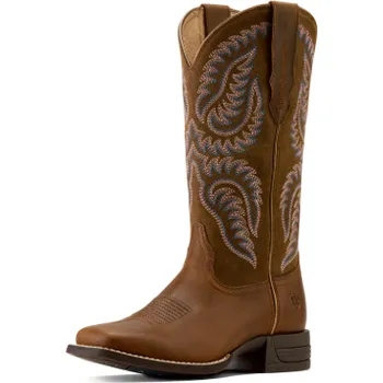 Jezdecká obuv Dámské boty Ariat Cattle Caite Stretchfit 36 Hnědá