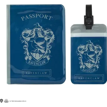 Peněženka Harry Potter set Pouzdro na pas a visačka na kufr - Havraspár