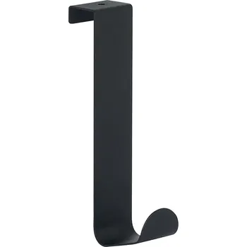 Držák na ručník SPIRELLA Spirella závěsný háček na dveře LIFT, černý, ocel, 19 mm, 10.16491