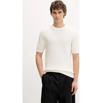 Pánský svetr HUGO svetr mužský bavlněný Saffon 50557350 béžová 01X, vel. M