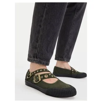 Dámské polobotky Polobotky Vans Mary Jane Straps VN000D9AOLV1 Zelená 35