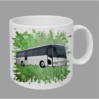 Moon River Iveco hrnek s autobusem zelený obsah 330 ml (hrneček autobus)