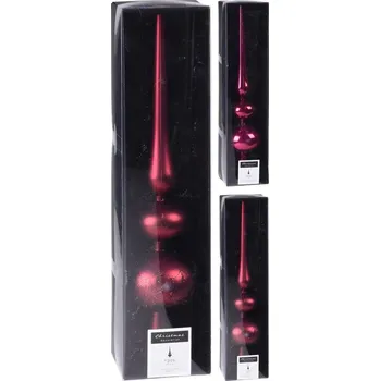 Vánoční dekorace Špice vánoční 30 cm bordó