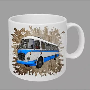 Moon River Škoda RTO 706 hrnek s autobusem hnědý obsah 330 ml (hrneček autobus)