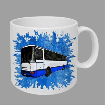 Moon River Karosa hrnek s autobusem modrý obsah 330 ml (hrneček autobus)