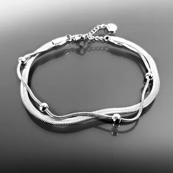 Náramek Ocelový dvojitý náramek č. 1383