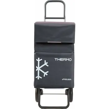 Nákupní taška Taška nákupní TERMO s kolečky 48 l Rolser Fresh MF RG tmavě šedá