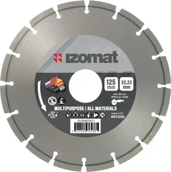 Řezný kotouč Diamantový kotouč IZOMAT multi 125 mm