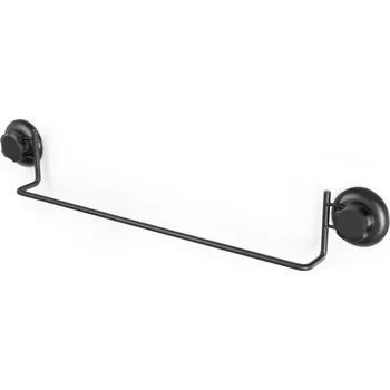 COMPACTOR Věšák na ručníky Compactor Bestlock Black uchycení na zeď přísavkami - bez vrtání, RAN9784