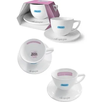 Hrnek s podšálkem Terapie sdílením – Miluju tě - Kolekce Terapie sdílením