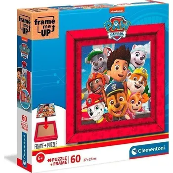 Dětské zboží Clementoni Puzzle Frame me up - Tlapková Patrola 60 dílků
