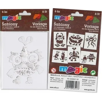 MAGIC papírové šablony na malování STRAŠIDLA