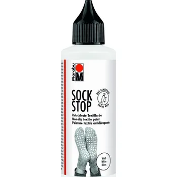 Marabu Sock Stop Protiskluzová barva - bílá 90ml