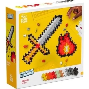 Stavebnice Plus-Plus stavebnice Skládej podle čísel - Dobrodružství 250 dílků