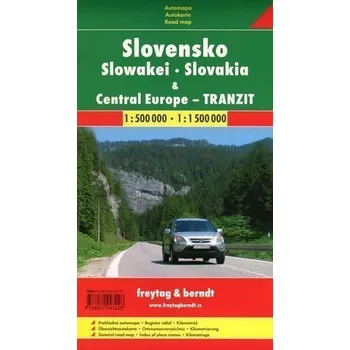 Slovensko automapa 1:500 000 (edice Tranzit)