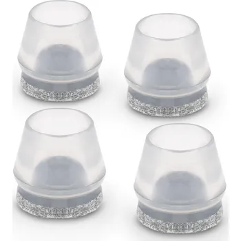 Walteco Krytka s filcem 4 ks 18-20 mm transparentní