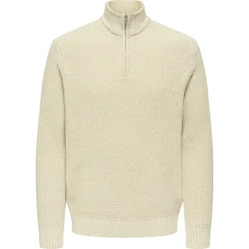 Pánský svetr Svetr ONLY & SONS Beige 7221026 S
