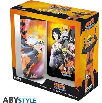 Naruto set Cestovní hrnek + zápisník