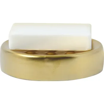 Mýdlenka SPIRELLA Spirella mýdlenka TUBE-Matt, matná zlatá, keramika, 10.22513