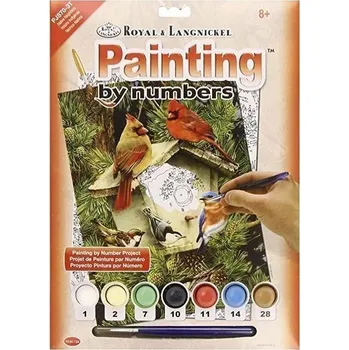 Royal & Langnickel Malování podle čísel - Ptáčci u budky