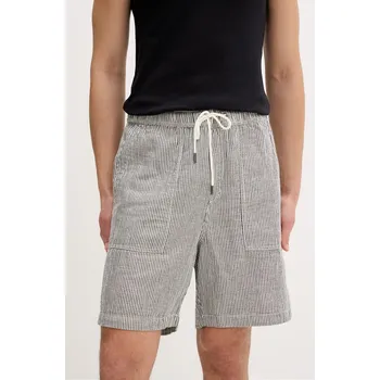 Guess Jeans šortky mužské s příměsí lnu M6GD56.WO551 šedá 90A, vel. 34