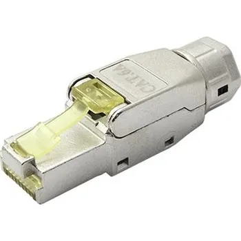 Síťový konektor Value Konektor RJ45 kat. 6a stíněný, na drát, montáž bez nástrojů - 26.99.0374